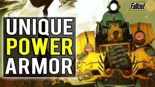 Fallout 76  HOW TO GET UNIQUE EXCAVATOR POWER ARMOR Fallout 76 Secrets [upl. by Ossy369]