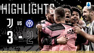 Juventus 32 Inter Milan  Cuadrado scores dramatic late winner  Serie A Highlights [upl. by Horbal]