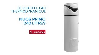 Chauffeeau thermodynamique Nuos Primo 240 Litres ARISTON  Castorama [upl. by Yeclehc549]