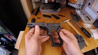 CZ 75 B  Manual Safety  Disassembly [upl. by Ynes]