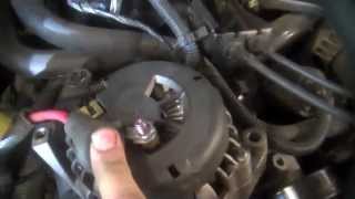 Alternator replacement Chevrolet S10 43L V6 20002004 Install remove replace [upl. by Niro]