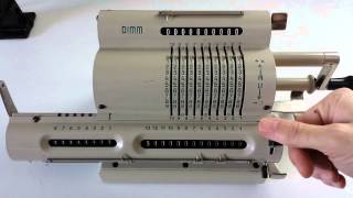 Mechanical calculator in action [upl. by Mayfield]