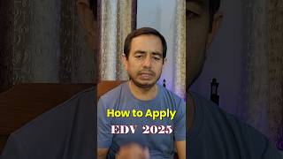 How to Apply EDV 2025  DV Lottery 2025 [upl. by Adabel394]