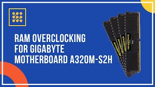 How To Overclock Ram For Gigabyte A320MS2H Motherboard [upl. by Oliy]