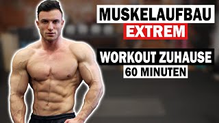 60 Minuten Ganzkörper Workout für Zuhause ohne Geräte [upl. by Eremehc925]