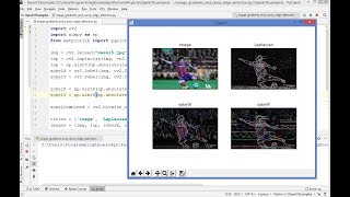 OpenCV Python Tutorial For Beginners 19  Image Gradients and Edge Detection [upl. by Bessy214]