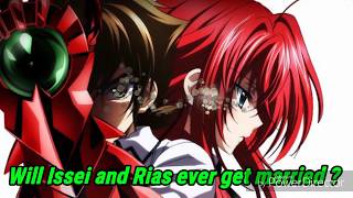 Will Issei and Rias ever get married High School DxD [upl. by Gottuard]