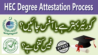 How to Attest Degree from HEC  Degree Attestation Process [upl. by Clementis]