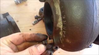 94  97 F250  F350 Powerstroke Turbo Removal [upl. by Erbe]