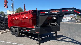 Horizon Roll off dump trailer review by Tucson Trailer Company [upl. by Anirt]