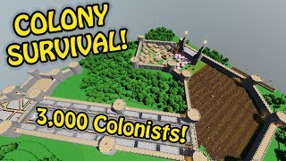 3000 COLONISTS SMASHED  Breaking the Game  Colony Survival Giant Castle 16 [upl. by Cleveland]