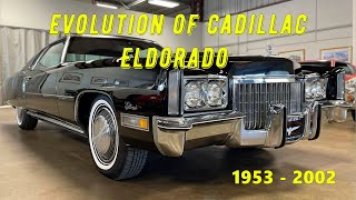 Evolution of Cadillac Eldorado 1953  2002 [upl. by Aloek162]