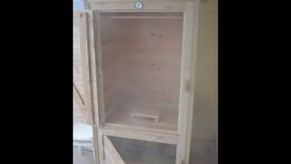 fabrication dun fumoir en bois maison  smoking room [upl. by Steffi]