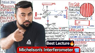 Topic 97 Michelsons interferometer🔥 Part1 Chapter 9 Physical Optics  Standard Meter👌 [upl. by Olimpia]