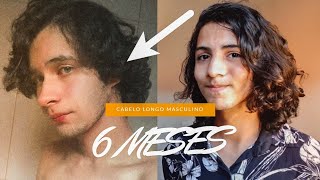 6 MESES DEIXANDO O CABELO CRESCER  EVOLUÇÃO DOS INSCRITOS  TIME LAPSE [upl. by Ruyam48]