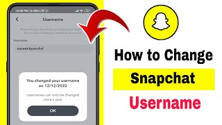 snapchat par username kaise change kare  How to change snapchat username [upl. by Runck]