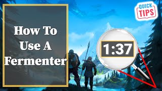 Valheim  How To Use A Fermenter [upl. by Myrtle]