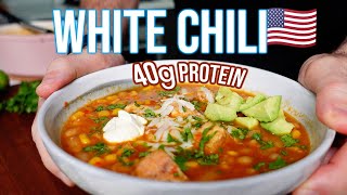 The Ultimate Chunky White Chicken Chili Recipe for Crockpot or Stove [upl. by Connelly654]