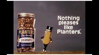 Planters Peanuts Mr Peanut Commercial Mid1970s [upl. by Hubbard]