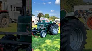 Marshal Tractor Working a Thresher and Baler threshing vintagefarming [upl. by Meuser]