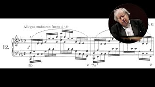 Grigory Sokolov  Chopin Etude Op25 No12 quotOceanquot Sheet Music [upl. by Iur]