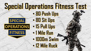 The Special Operations Fitness Test [upl. by Cher]