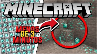 COMO ACHAR DIAMANTE RÁPIDO NO MINECRAFT 116117 [upl. by Crysta]