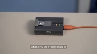 How to Charge Ring Stick Up Cam Battery [upl. by Yug417]