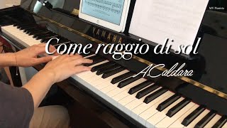 Come raggio di sol Karaoke in d minor for middle and low voice [upl. by Magnien]