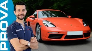 Porsche Cayman 718  La nostra prova su strada e in pista [upl. by Pell]