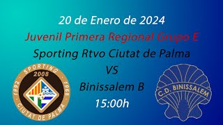 Juvenil Rtvo vs Binissalem B [upl. by Bunder674]