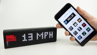 Review LaMetric Time  WiFi App enabled Smart clock [upl. by Serrano]