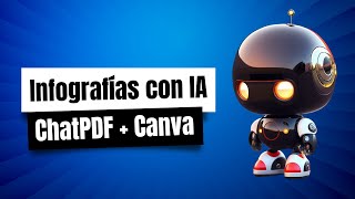 Cómo crear una Infografía con Inteligencia Artificial  ChatPDF  Canva [upl. by Lynch]