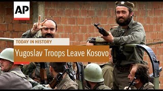 Yugoslav Troops Leave Kosovo  1999  Today In History  20 June 17 [upl. by Lotsyrk]