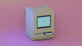 Hello I am Macintosh 1984 presentation  3D remake [upl. by Hrutkay]