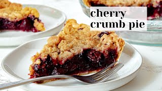 Cherry Crumb Pie Recipe with Sweet Cherries and Crumble Topping shorts [upl. by Letnuhs63]