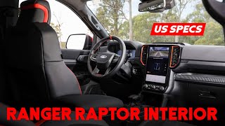 2024 Ford Ranger Raptor US Interior Review [upl. by O'Carroll440]