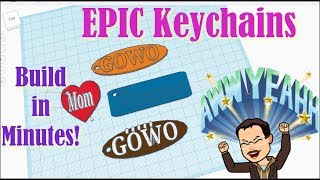 Design Your Own Epic Key Chains With Tinkercad In Minutes [upl. by Elleyoj842]