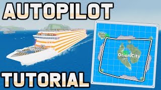 HOW TO USE AUTOPILOT  Cruise Ship Tycoon [upl. by Shoifet]