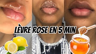 Comment avoir les lèvres rose naturellement [upl. by Lia]