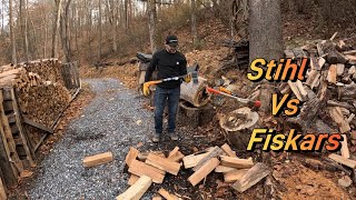 This Fiskars Might Be The Best All Around Splitting Axe Out There [upl. by Ordway724]