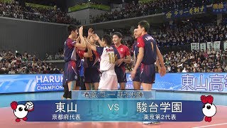 【きょうのハイライト☆決勝／東山（京都）vs駿台学園（東京）［男子］】春の高校バレー2020･第72回全日本バレーボール高等学校選手権大会 [upl. by Ikilisav606]