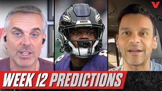 Colin Cowherds bold predictions for NFL Week 12  VLTED Challenge [upl. by Einram264]