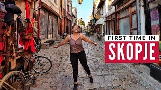 Europes Most Unusual City  First Time In Skopje amp Macedonian Food  Full Time Travel Vlog 25 [upl. by Nalym]