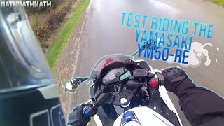 Test Riding The Yamasaki YM50RE 2018  MotoVlog 1 [upl. by Anwat]