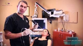 Balloon Sinuplasty Demonstration  Sinusitis Treatment  by Daniel Ganc MD  Boca Raton FL [upl. by Dragon]