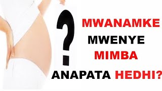 MWANAMKE MWENYE MIMBA ANAWEZA AKAPATA HEDHI [upl. by Hellene]