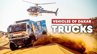 Dakar Trucks Are The Behemoths of the Desert  Vehicles of Dakar [upl. by Lynnworth]