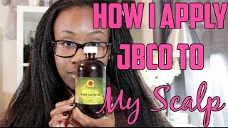 Hairlicious Inc How I Apply Jamaican Black Castor Oil To Scalp [upl. by Akemrej]