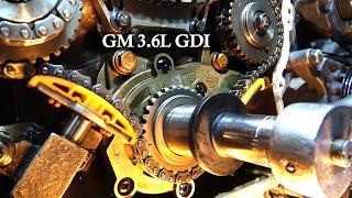 3 4 gm V6 timing chain inspection pontiac buick chevrolet gm 34 V6 timing chain is it bad [upl. by Ikairik183]